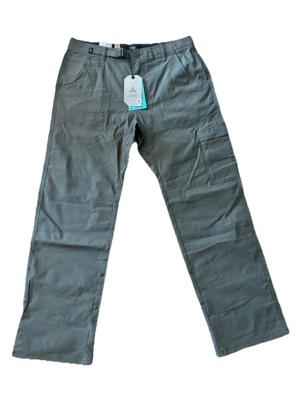 PrAna 34x32 Slate Blue Stretch Cargo Pants  Men's